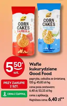 Żabka Wafle kukurydziane Good Food oferta