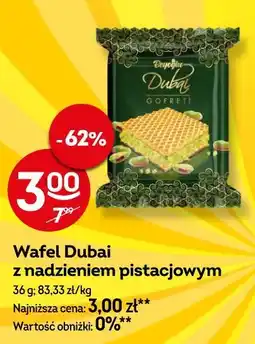 Żabka Wafel Dubai z nadzieniem pistacjowym oferta