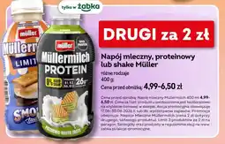 Żabka Napój mleczny, proteinowy lub shake Müller Müllermilch oferta
