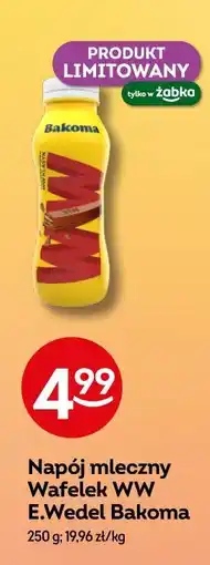 Żabka Napój mleczny Wafelek WW E.Wedel Bakoma oferta