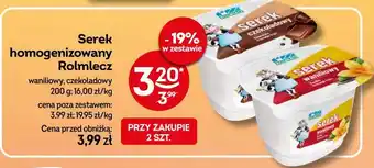 Żabka Serek homogenizowany Rolmlecz oferta