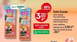 Żabka Żelki Zozole White Peach oferta