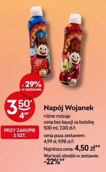 Żabka Napój Wojanek oferta