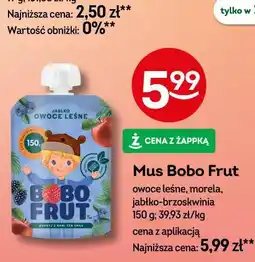 Żabka Mus Bobo Frut oferta