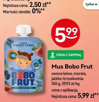 Żabka Mus Bobo Frut oferta