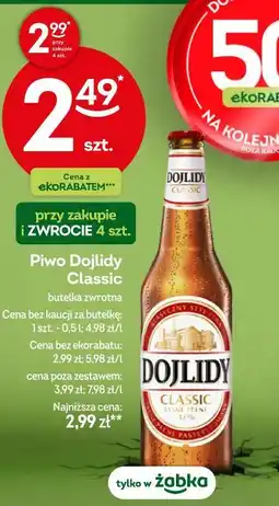 Żabka Piwo Dojlidy Classic oferta