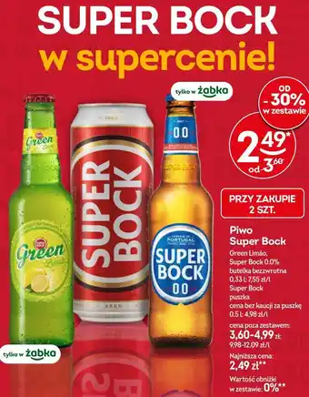 Żabka Piwo Super Bock oferta