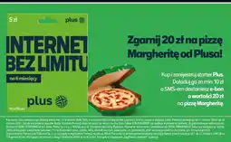 Żabka Starter Plus Internet bez limitu z e-bonem 20 zł na pizzę Margheritę oferta