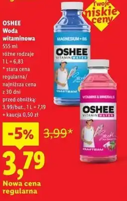 Lidl OSHEE Woda witaminowa oferta
