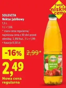 Lidl SOLEVITA Nektar jabłkowy oferta