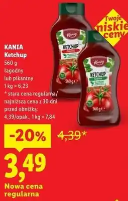 Lidl KANIA Ketchup oferta