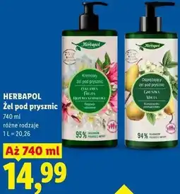 Lidl Herbopol Żel pod prysznic oferta