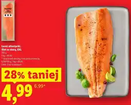 Lidl Łosoś atlantycki, filet ze skórą, XXL oferta
