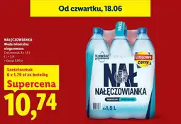 Lidl NAŁĘCZOWIANKA Woda mineralna niegazowana oferta