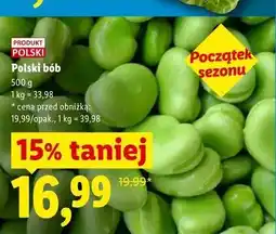 Lidl Polski bób oferta