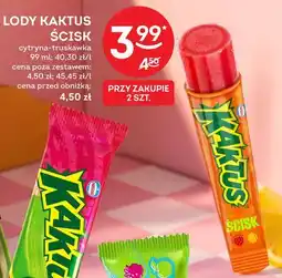 Żabka Lody Kaktus Ścisk cytryna-truskawka oferta