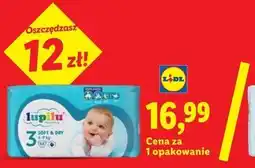 Lidl Lupilu Soft & Dry Pieluchy 3 oferta