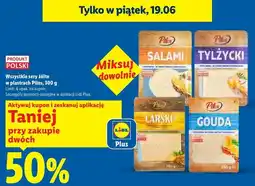 Lidl Wszystkie sery żółte w plastrach Pilos oferta