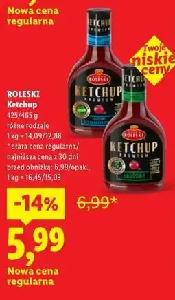 Lidl ROLESKI Ketchup oferta