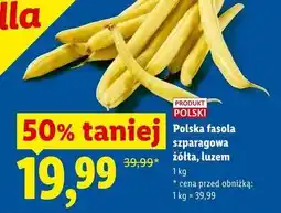 Lidl Polska fasola szparagowa żółta, luzem oferta