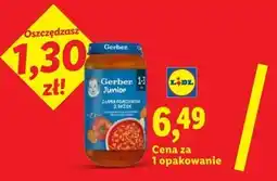 Lidl Gerber Danie dla dzieci po 12 m-cu, zupa pomidorowa z ryżem oferta