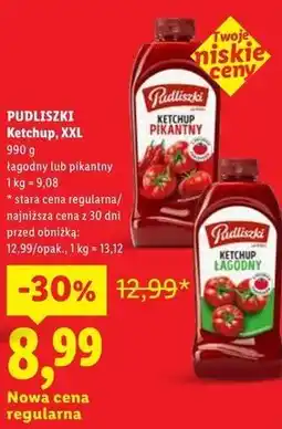 Lidl PUDLISZKI Ketchup, XXL oferta