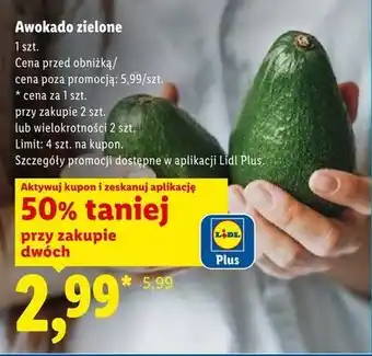 Lidl Awokado zielone oferta