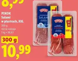 Lidl PIKOK Salami w plastrach, XXL oferta