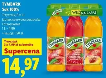 Lidl TYMBARK Sok 100% oferta