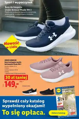 Lidl Under Armour Phade RN 3 Buty treningowe męskie lub damskie oferta