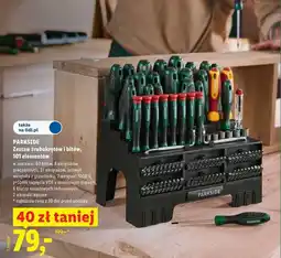 Lidl PARKSIDE Zestaw śrubokrętów i bitów, 101 elementów oferta