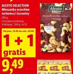 Lidl ALESTO SELECTION Mieszanka orzechów nerkowca i żurawiny oferta