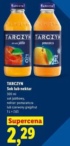 Lidl TARCZYN Sok lub nektar oferta