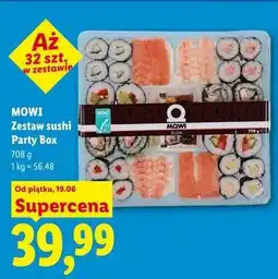 Lidl MOWI Zestaw sushi Party Box oferta