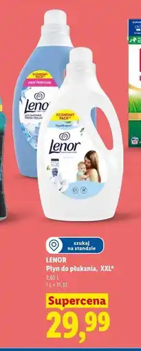 Lidl Płyn do płukania sensitive Lenor oferta