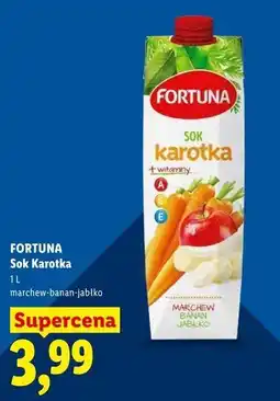 Lidl FORTUNA Sok Karotka oferta