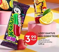 Żabka Lody Kaktus Big Gibek Triki na patyku oferta