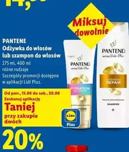 Lidl Pantene Odżywka do włosów lub szampon do włosów oferta
