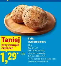 Lidl Bułka wysokobiałkowa oferta