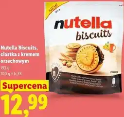 Lidl Nutella Biscuits, ciastka z kremem orzechowym oferta