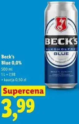 Lidl Beck's Blue 0,0% oferta