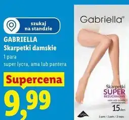 Lidl GABRIELLA Skarpetki damskie super lycra, ama lub pantera oferta