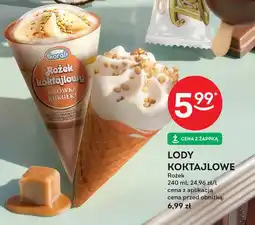 Żabka Koral Lody koktajlowe Rożek oferta