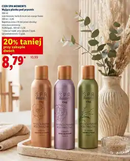 Lidl Cien Spa Moments Myjąca pianka pod prysznic oferta