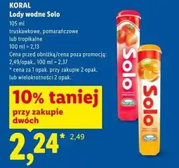 Lidl Koral Lody wodne Solo oferta