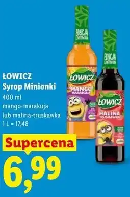 Lidl ŁOWICZ Syrop Minionki oferta