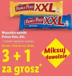 Lidl Wszystkie wafelki Prince Polo, XXL oferta