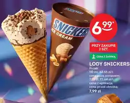 Żabka Lody Snickers Rożek oferta