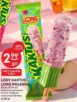 Żabka Lody Kaktus Long Polewka oferta