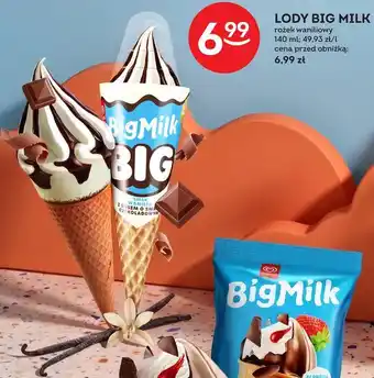 Żabka Lody Big Milk rożek waniliowy oferta